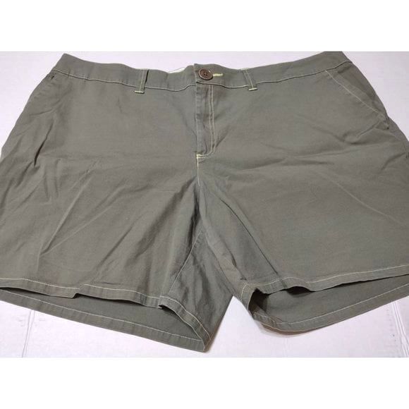 Izod Women Stretch Waist Shorts Olive Green Waist 22 in - Picture 9 of 9